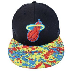 Miami Heat Hat - Hardwood Classics NBA Basketball Adjustable Strap Cap '47 Brand